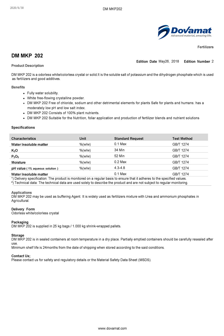 Mono potassium phosphate, MKP,Fertilizer